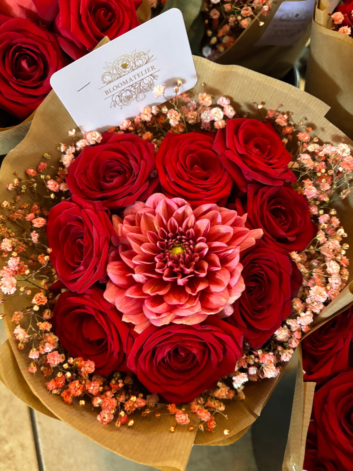 stijlvolle rozenboeketten in zijn eenvoud