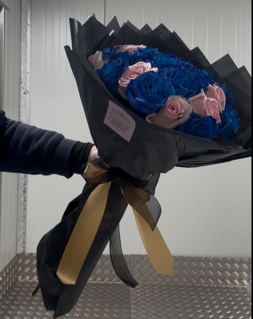 stijlvolle rozenboeketten in zijn eenvoud