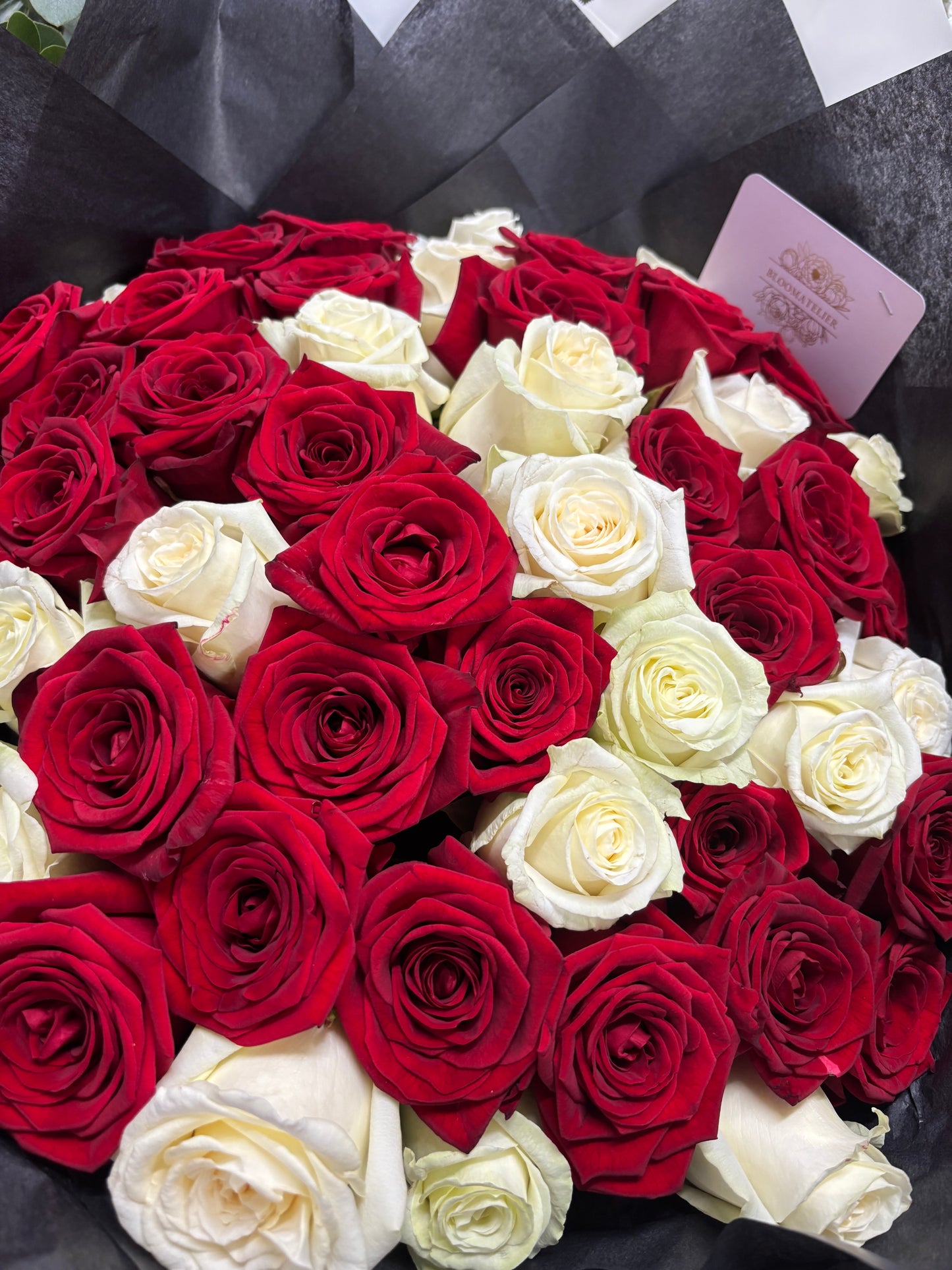 stijlvolle rozenboeketten in zijn eenvoud