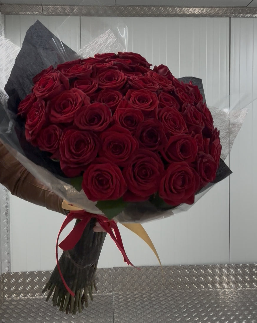 stijlvolle rozenboeketten in zijn eenvoud