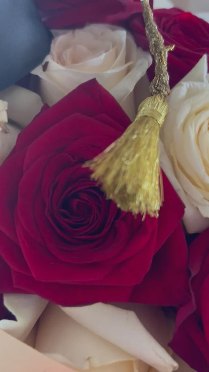 stijlvolle rozenboeketten in zijn eenvoud